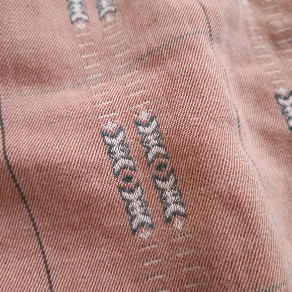 Vintage faded southwestern style stripe patterned shirt made in Japan - Picture 7 of 7